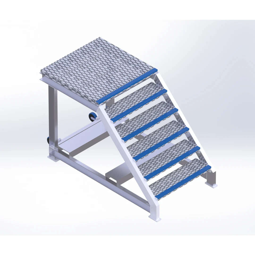 1200mm Access Step Camera Isometric View