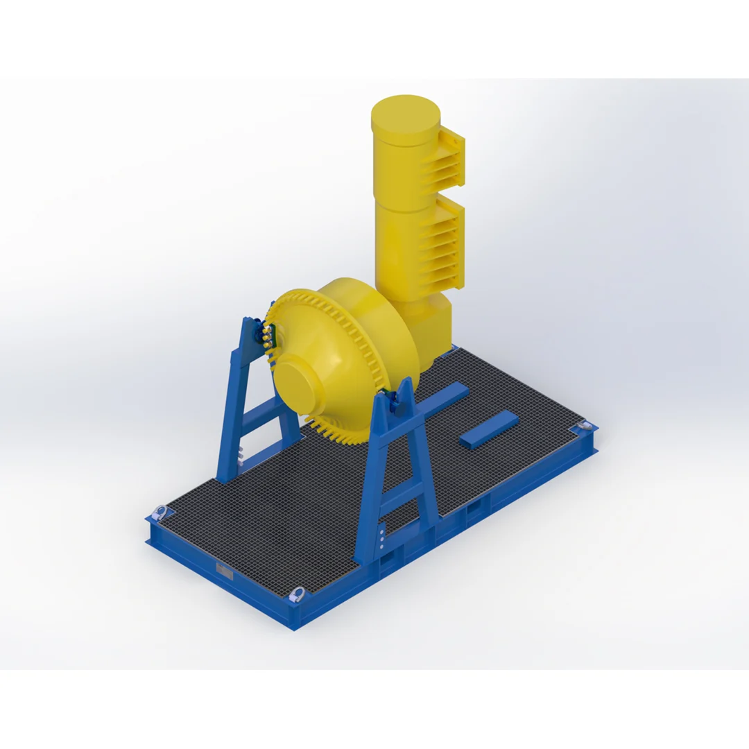 797 Strut Rotation Jig Vertical Camera Isometric View