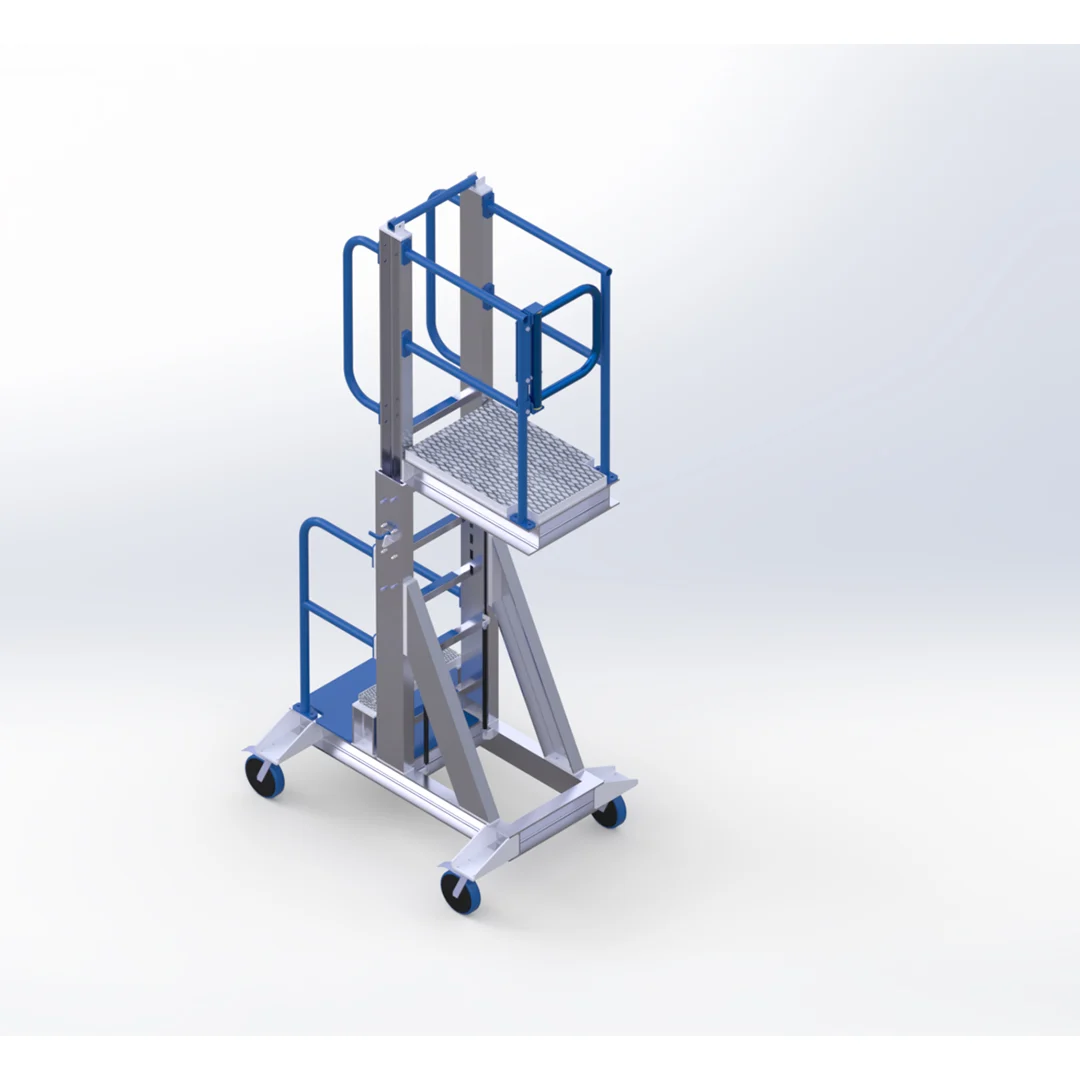 Manual Lift Platform Lowered Camera Isometric View